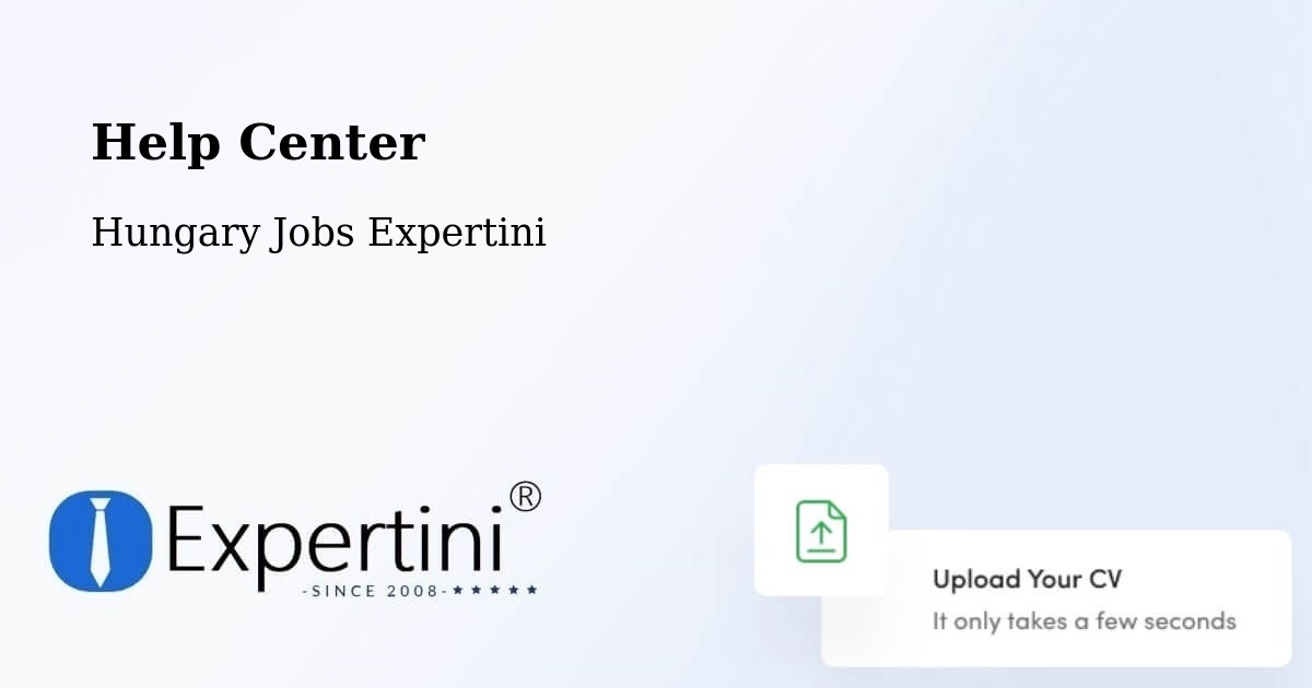 Help Center – Izsák - Hungary Jobs Expertini